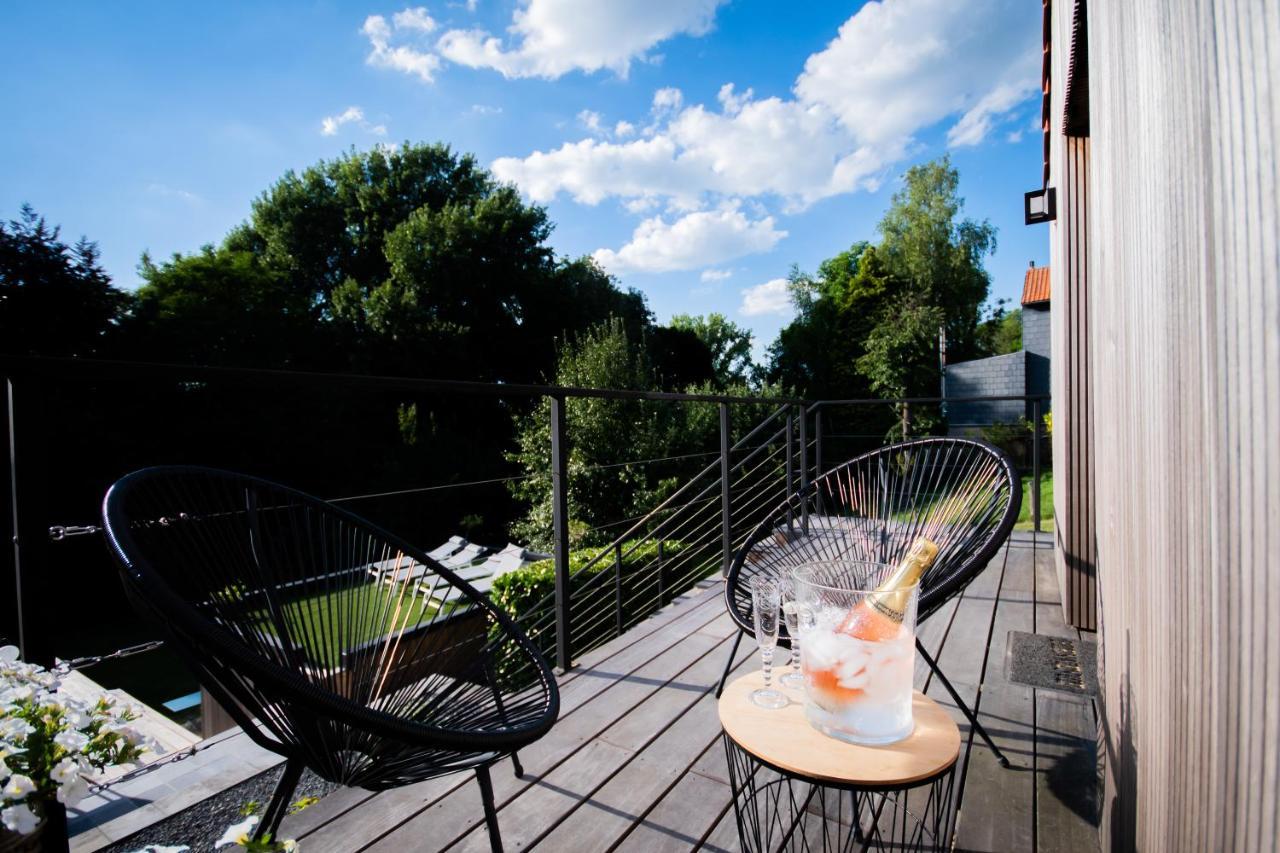 Au Calme De Hosdent Bed & Breakfast Braives ภายนอก รูปภาพ